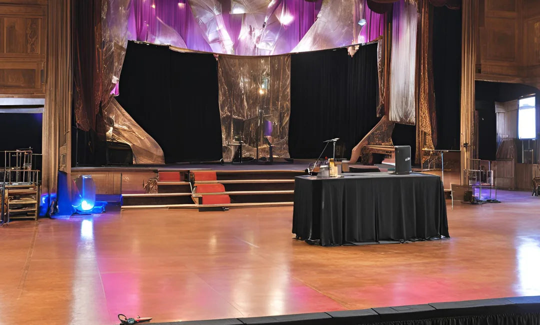 Behind the Scenes of Setting Up for a Magic Show