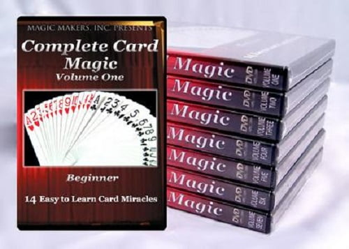 Complete Card Magic - 7 Volume Set - The Most Complete Card Magic DVD Course on the Market! - MagicKits.com Magic Shop