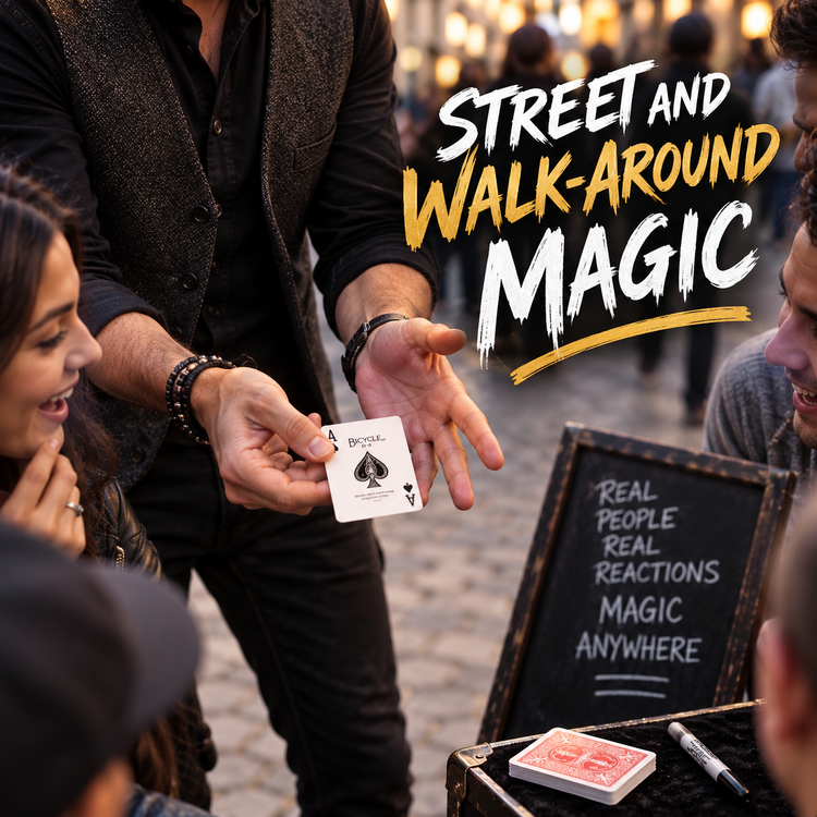 street and walk-around magic