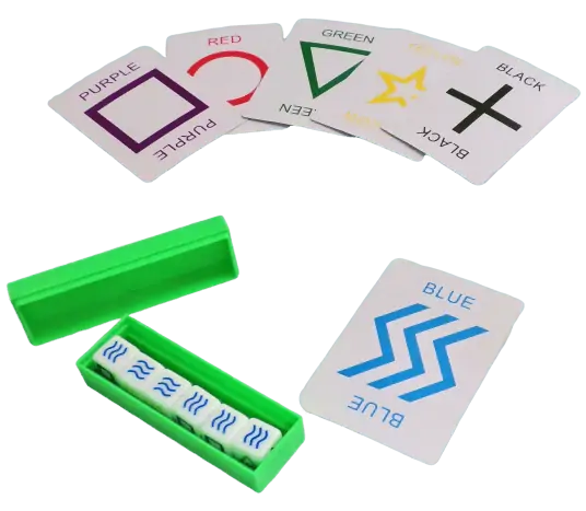 ESP Dice and Card Prediction Trick