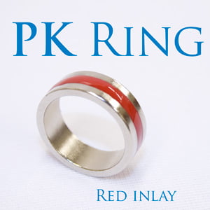 PK Ring - Red Inlay Deluxe - MagicKits.com Magic Shop
