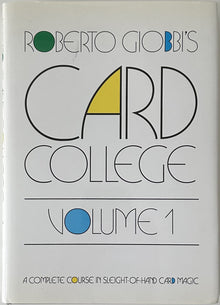 Card College Volumes 1 by Roberto Giobbi (this is Volume 1 only)