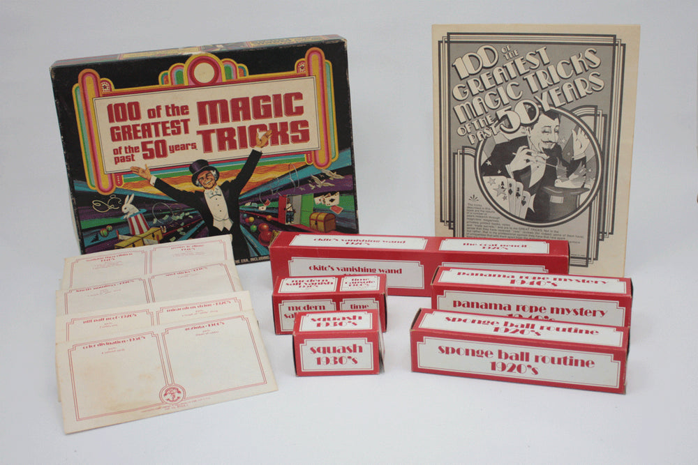 Vintage Magic Kit (1975) 100 of the Greatest Magic Tricks