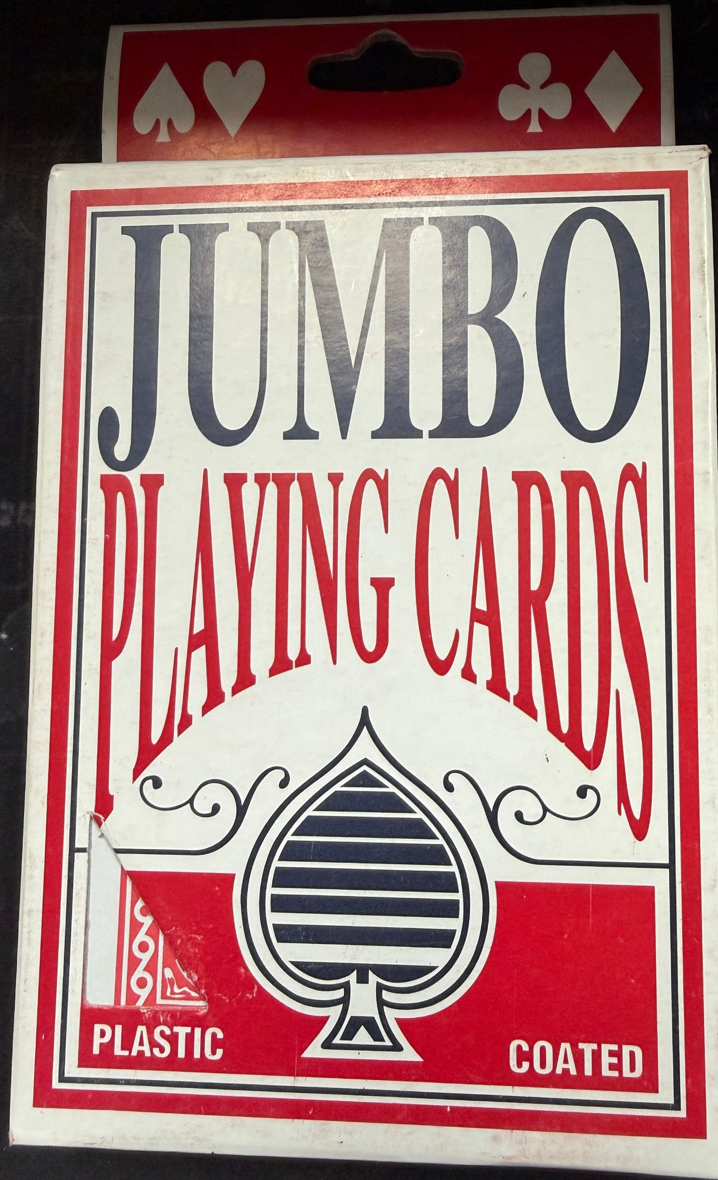 Hoyle Jumbo Red Back Playing Cards – Sealed