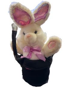 Dan Dee Animated Musical Rabbit in Hat with Magic Wand