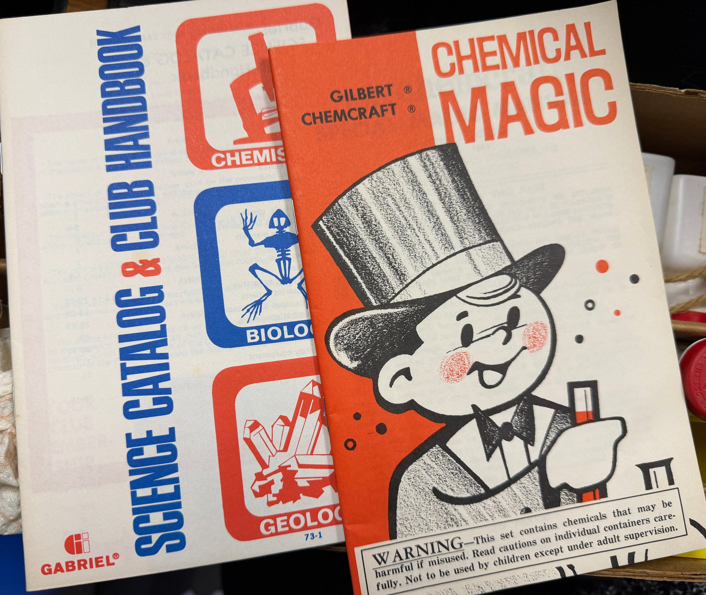 Vintage 1971 Gilbert Magic Chemistry Science Play Projects