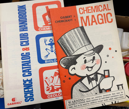 Vintage 1971 Gilbert Magic Chemistry Science Play Projects