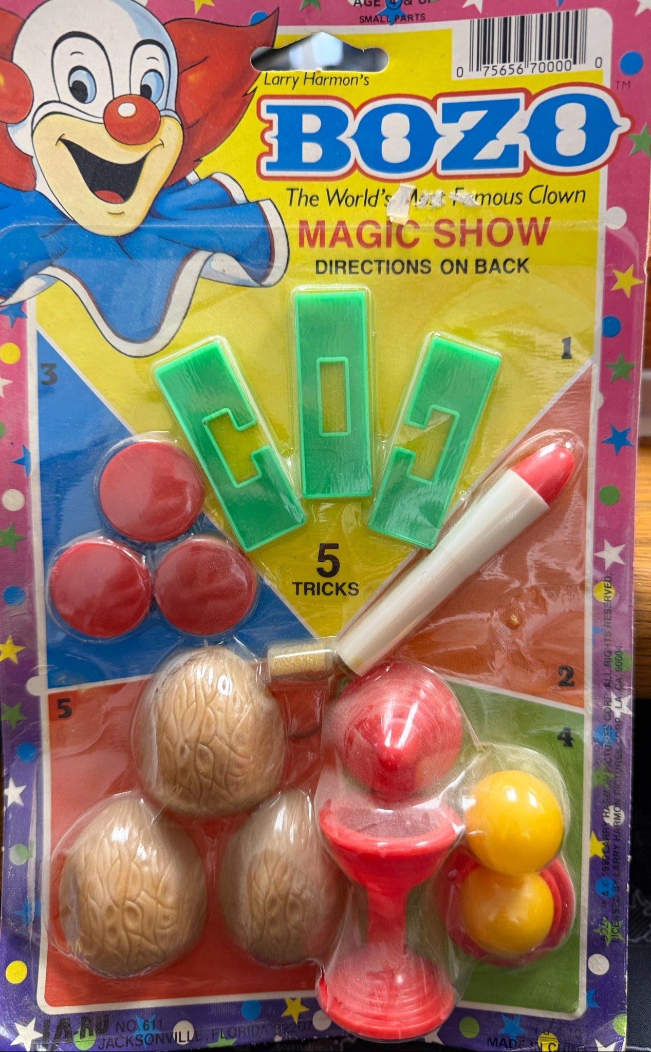 Bozo the Clown Magic Show – 5 Trick Set