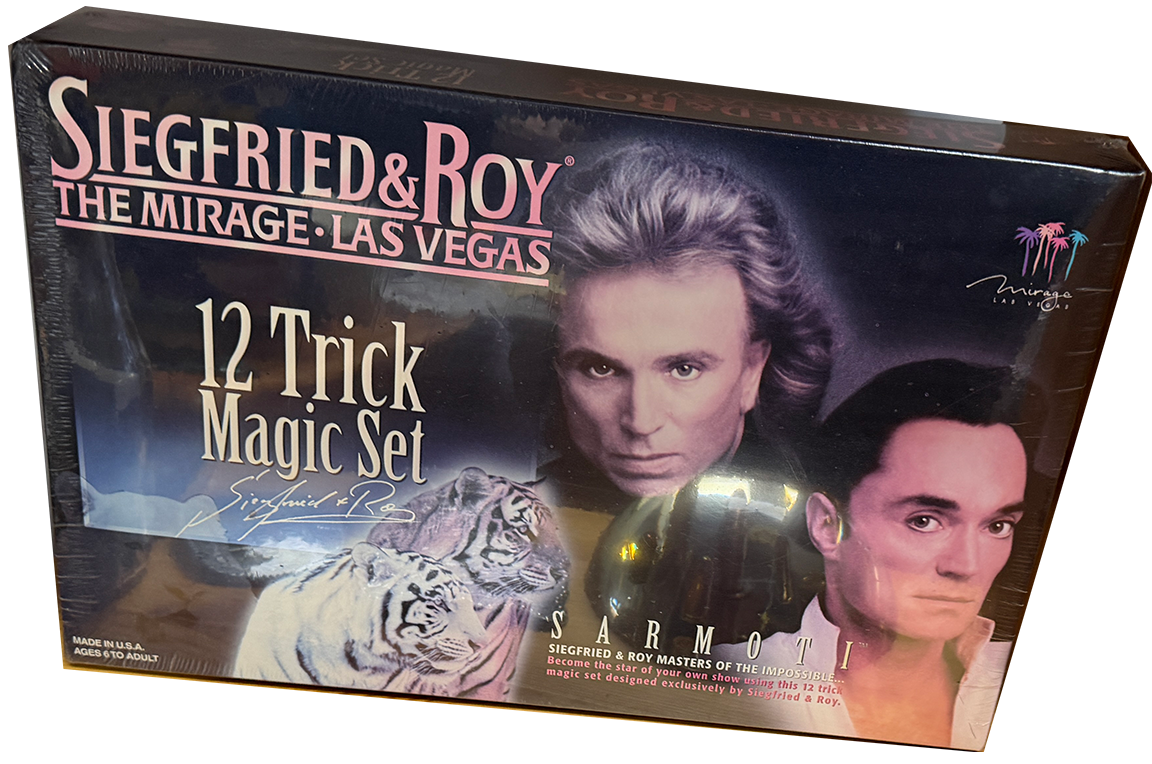 Siegfried &amp; Roy – The Mirage Las Vegas 12-Trick Magic Set (NEW and Sealed)