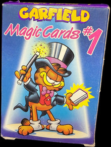 Garfield Magic Cards #1 packaging on a dark surface