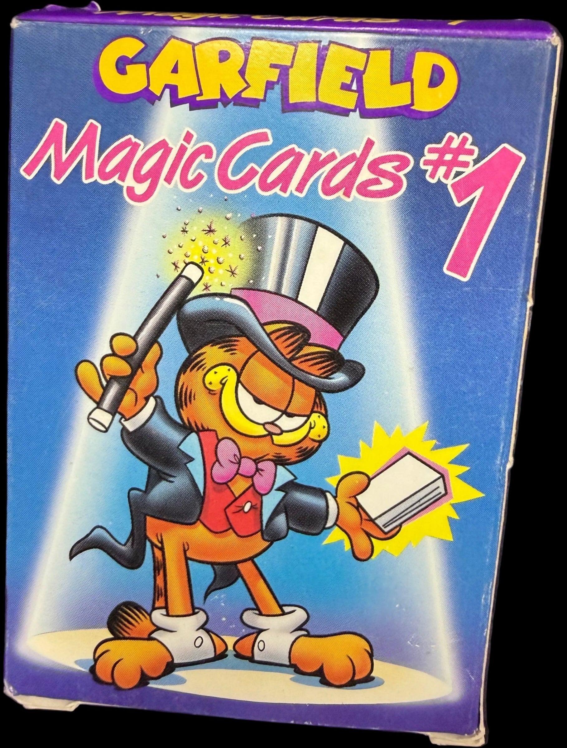Garfield Magic Cards #1 packaging on a dark surface