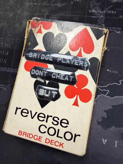 Vintage Reverse Bridge Playing Cards