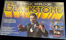 Vintage 'The Magic World of Blackstone' book on a table