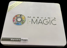 Marvin's Magic product packaging on a black background