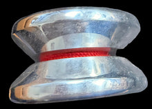 Metallic yoyo on a world map