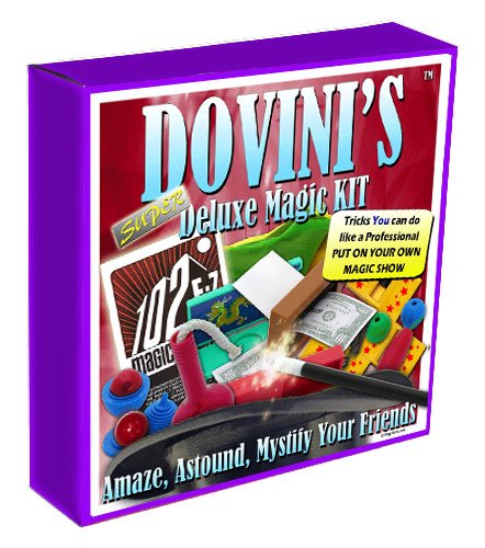 Super Dovini's Deluxe Magic Kit - with Teaching DVD! - MagicKits.com Magic Shop