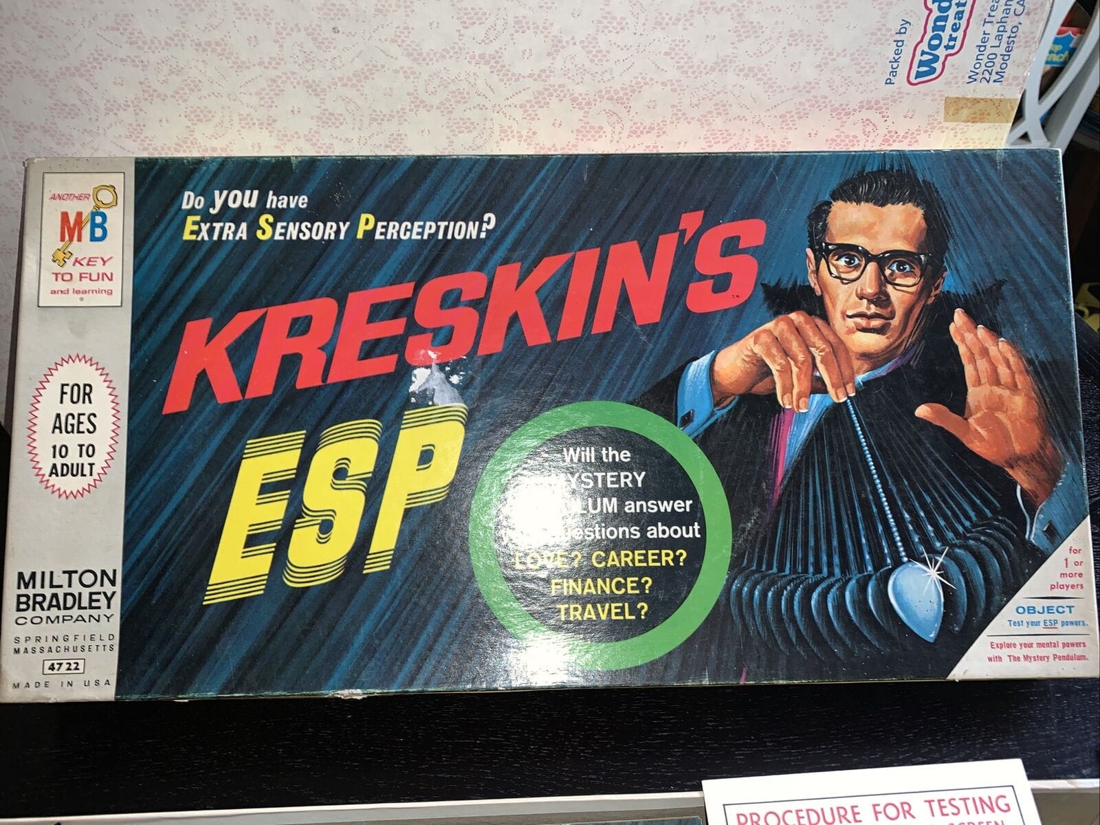 Kreskin's ESP Board Game - MagicKits.com Magic Shop