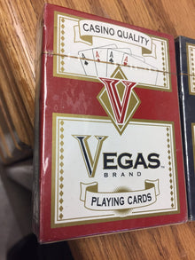 Vegas Playing Cards-Red - MagicKits.com Magic Shop