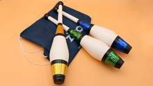 Juggling Set (3 Decorated Clubs) Assorted Colors by Zyko