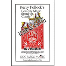 Cover of Kerry Pollock's Comedy Magic Stand up Classic featuring Kate & Edith with a DVD included.