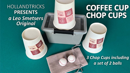 Coffee Cup Chop Cup (3 cups and 2 balls) by Leo Smetsers - Trick