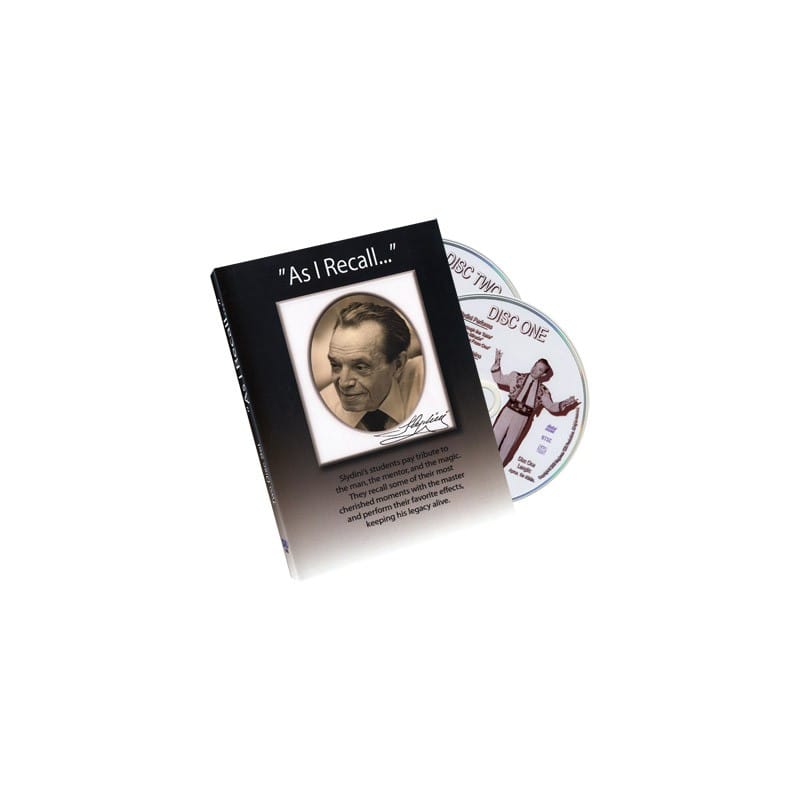"As I Recall" Slydini 2 DVD Set - MagicKits.com Magic Shop