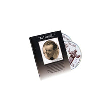"As I Recall" Slydini 2 DVD Set - MagicKits.com Magic Shop