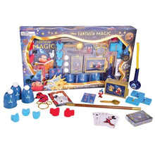Disney Fantasia Magic toy set with various magic items and packaging on a white background