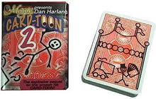 Dan Harlan's Card-Too! Z playing cards with packaging on a white background