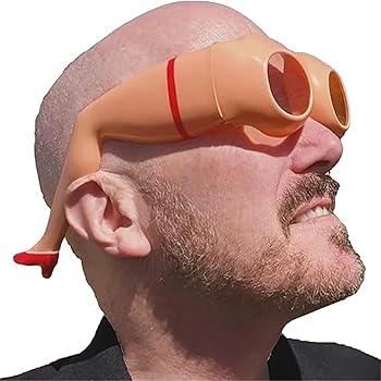 Novelty Leg-Butt Sunglasses – Funny Gag Costume Accessory