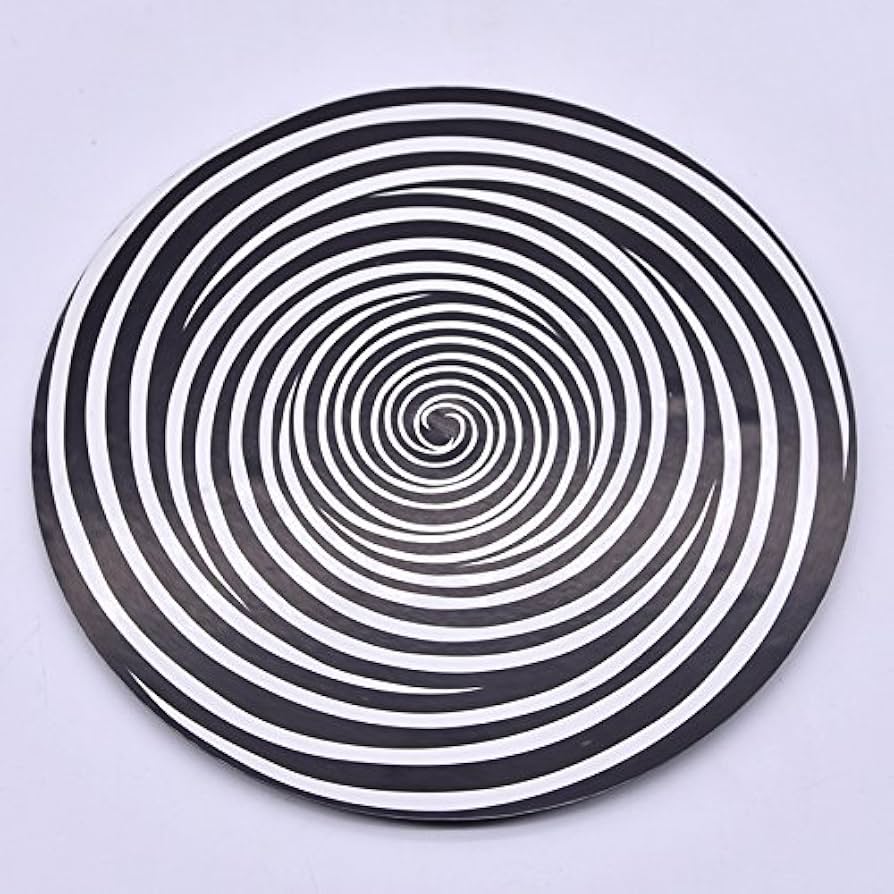 Spiral Illusion – Steel Hypnotic Optical Trick