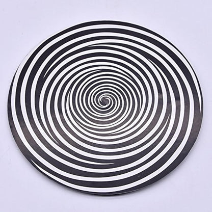 Spiral Illusion – Steel Hypnotic Optical Trick