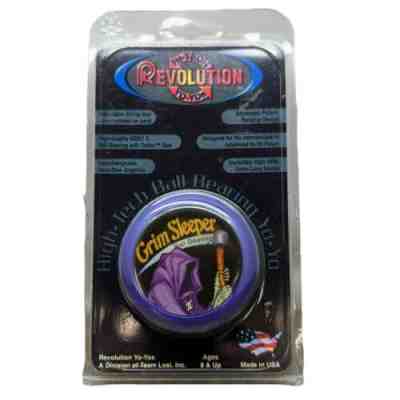 Product packaging of 'Grim Sleeper' with 'Revolution Parts' branding on a white background.