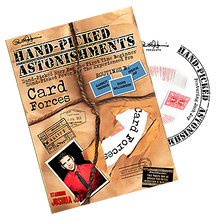 Card force set with packaging featuring a magician's image and text.