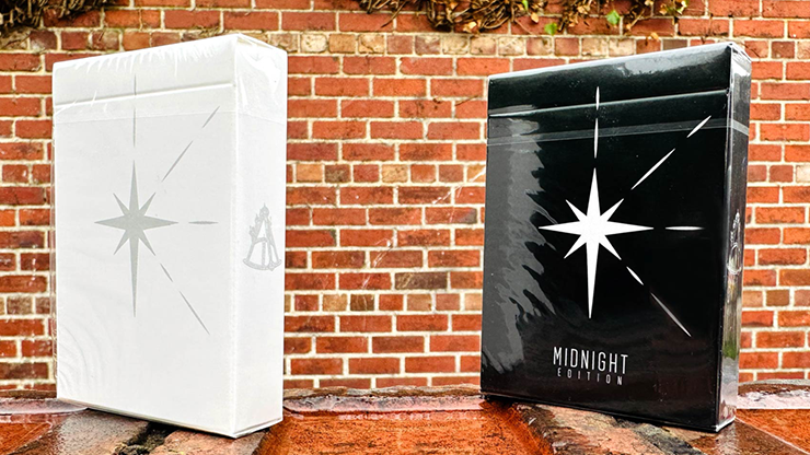 North Star Midnight Black Marked Deck by James Anthony