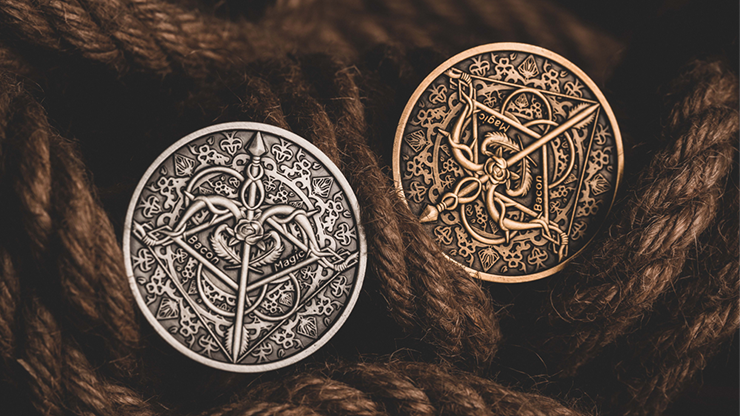 BOW AND ARROW COIN SILVER by Bacon Magic