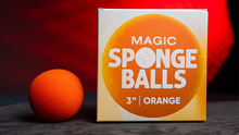 Magic Sponge Balls 4PK ORANGE 3" by Murphy's Magic