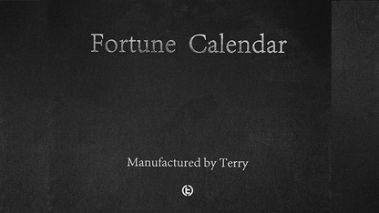 Fortune Calendar (Standard) by TCC and Terry Chou