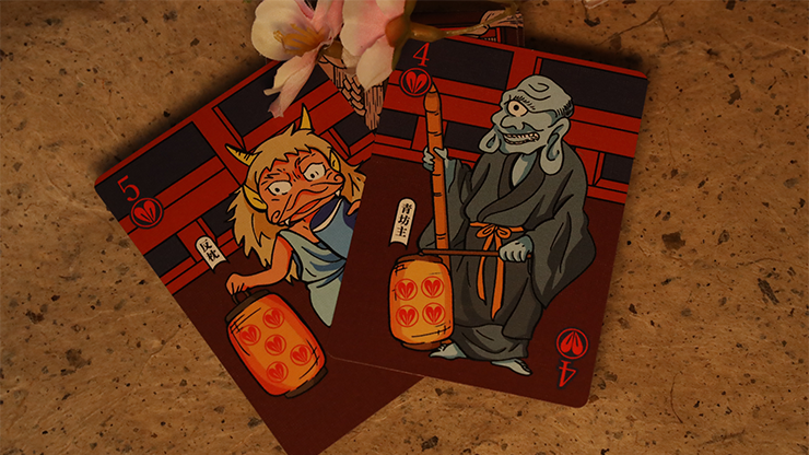 Night Parade on 100 Demons Hyakki Yagyo (Yokai Realm) Playing Cards by Bloom Playing Cards