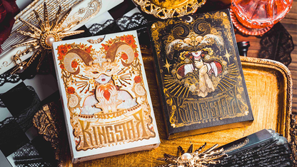 Silence V3 (Black) Playing Cards by KING STAR