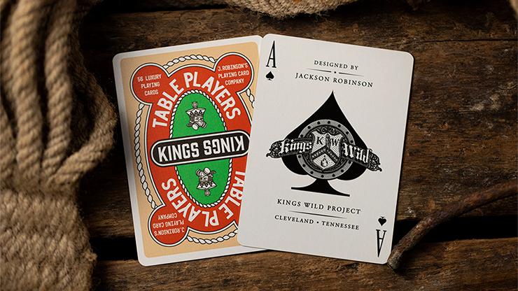 Gilded No.13 Table Players Vol.41 Playing Cards by Kings Wild Project