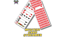 Mystery Card Streamer (Red 4 of Hearts) by PlayTime Magic DEFMA
