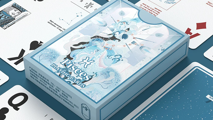 Pisces Playing Cards by WohStudio