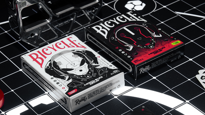 Bicycle Machine56 R-TYPE/3 White Playing Cards by RunIt Decks