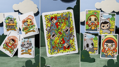 Bicycle Paper Royals Red Riding Hood Playing Cards by RunIt Decks