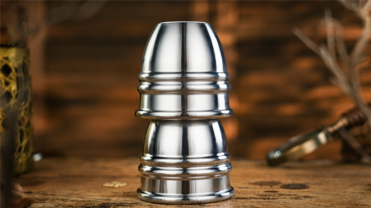 Aluminum Alloy Cups and Balls Matching Solid Cup by TCC Magic
