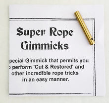 Super Rope Gimmicks packaging with a gold rope on a white background