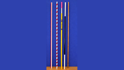 8 Foot Appearing Multi-Color Pole by Big Guy's Magic - Coloring Book Kicker Finale