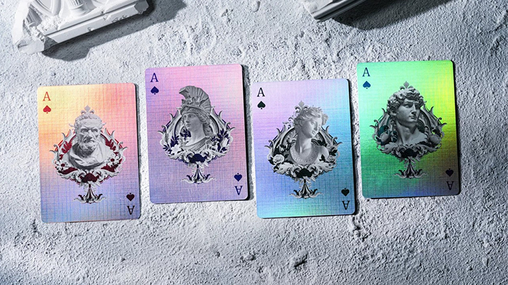 Alabaster Michelangelo HOLO Playing Cards by TCC Fashion