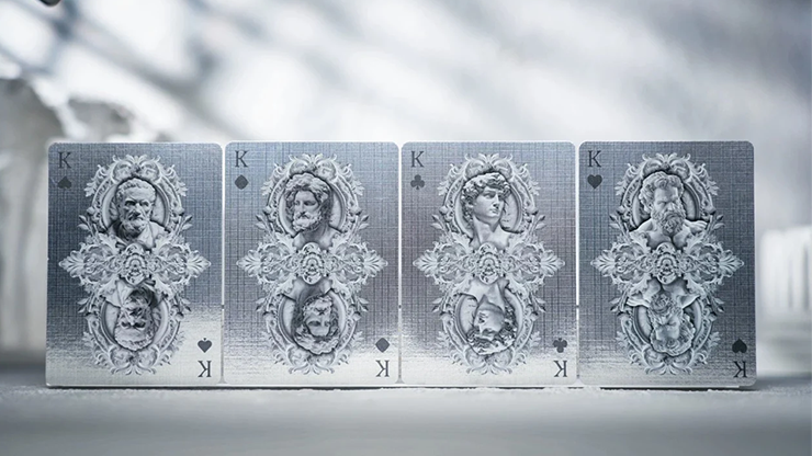 Alabaster David Luxury Playing Cards by TCC Fashion